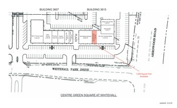 3607 Whitehall Park Dr, Charlotte, NC for lease Site Plan- Image 1 of 1