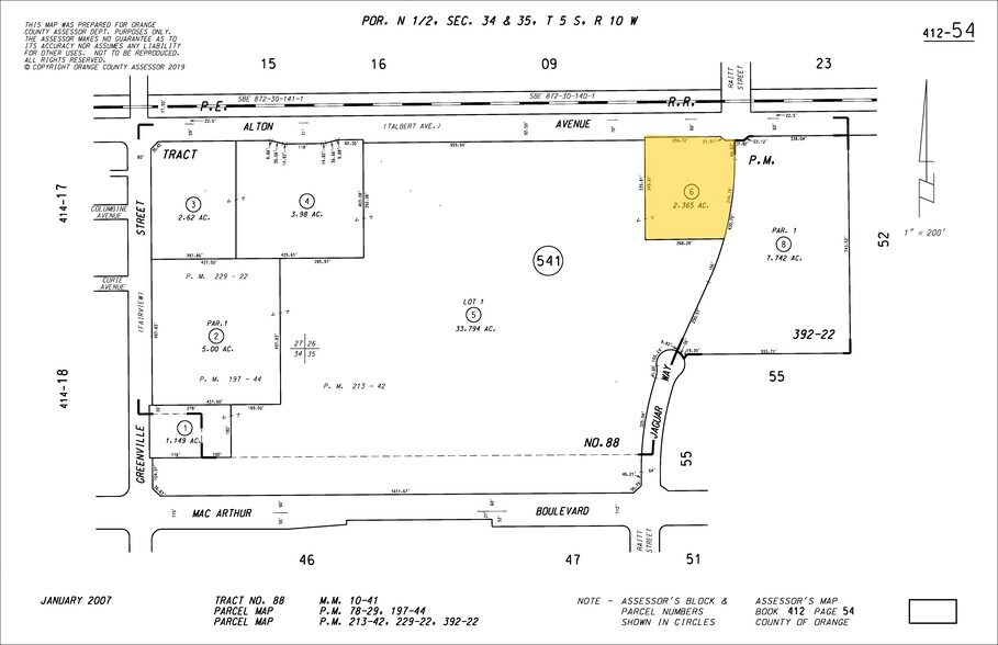 2100 W Alton Ave, Santa Ana, CA à vendre - Plan cadastral - Image 2 de 2