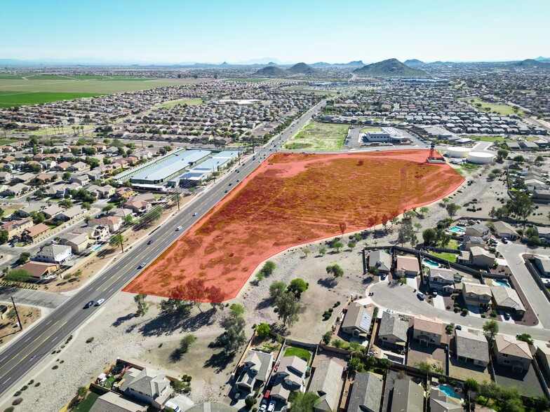 NWC of Skyline Dr & Gary Rd, San Tan Valley, AZ for sale - Aerial - Image 1 of 2