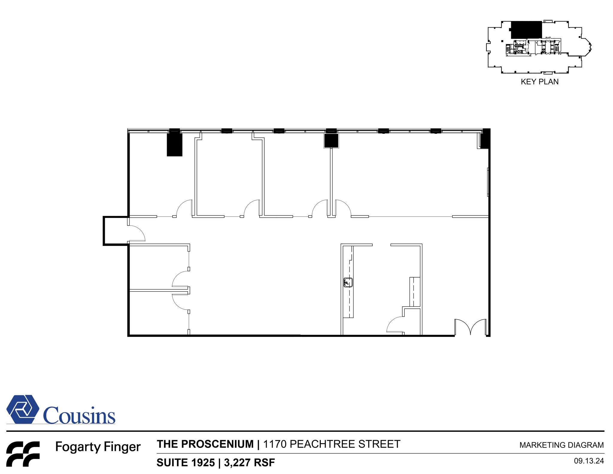 1170 Peachtree St, Atlanta, GA for lease Site Plan- Image 1 of 2