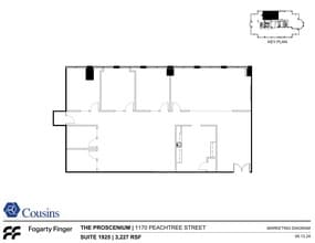 1170 Peachtree St, Atlanta, GA for lease Site Plan- Image 1 of 2