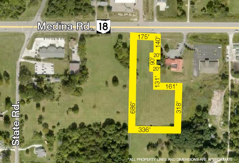 686 Medina Rd, Medina, OH for sale - Building Photo - Image 1 of 3