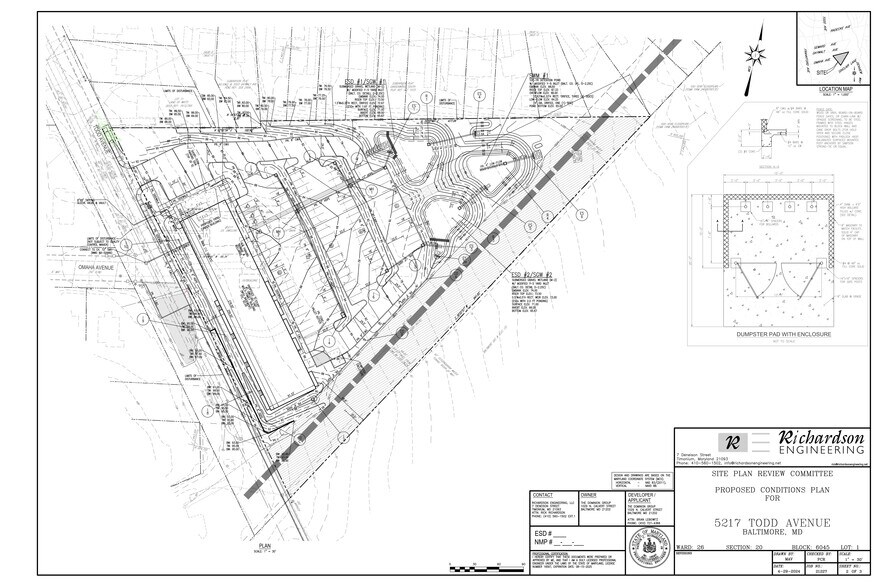 5215 Todd Ave, Baltimore, MD à vendre - Plan de site - Image 2 de 2