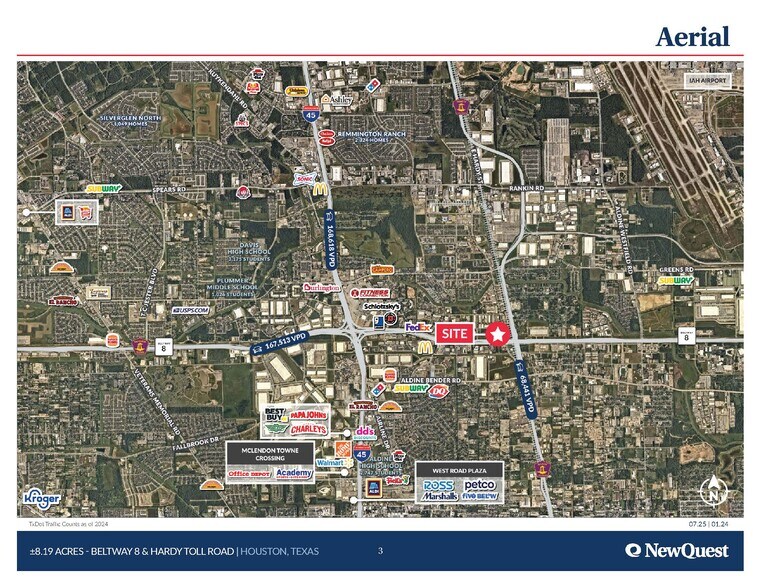 NWC Beltway 8 & Hardy Rd, Houston, TX for sale - Building Photo - Image 2 of 2