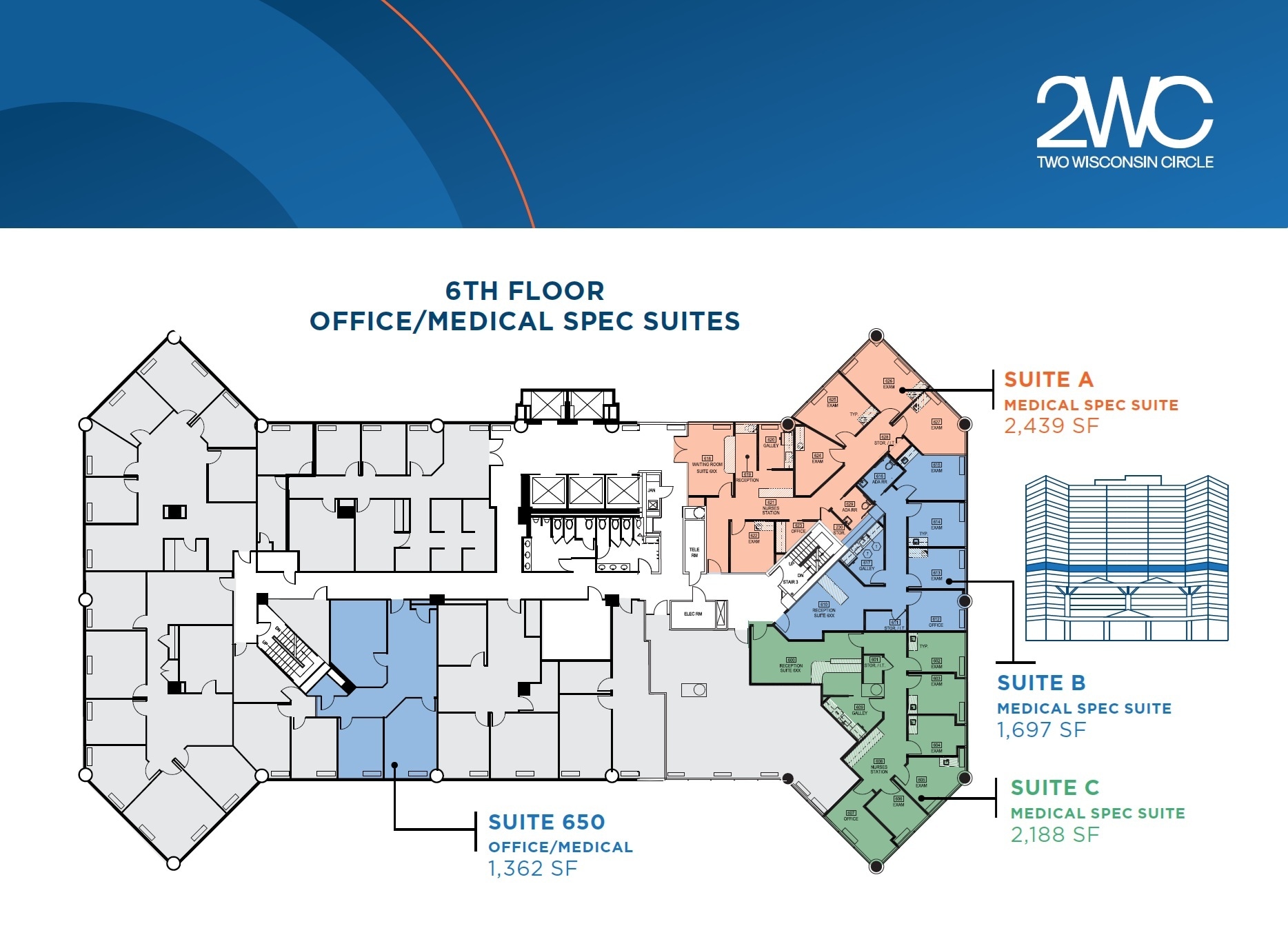 2 Wisconsin Cir, Chevy Chase, MD for lease Floor Plan- Image 1 of 1