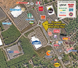 More details for Route 940 & Industrial Park Dr, Mount Pocono, PA - Retail for Lease