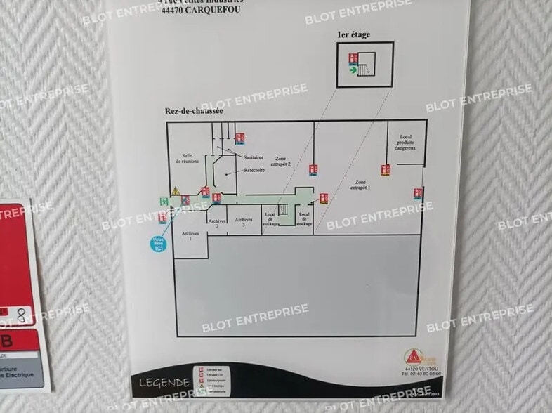 4 Rue Des Petites Industries, Carquefou à louer - Plan d’étage - Image 2 de 4