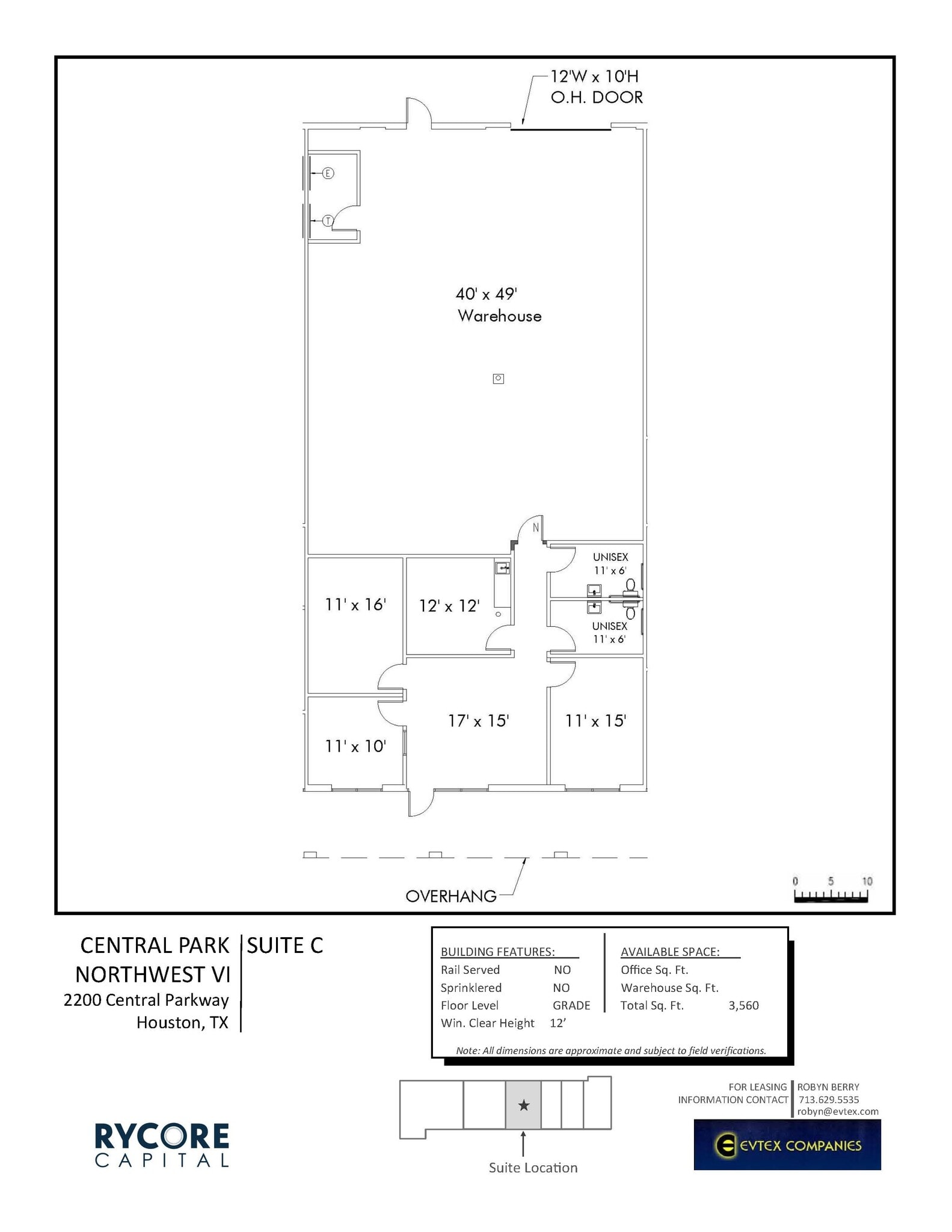 2501 Central Pky, Houston, TX for lease Floor Plan- Image 1 of 1