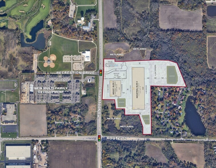 Randall Rd & Recreation Dr, West Dundee, IL à louer - Photo du bâtiment - Image 1 de 3
