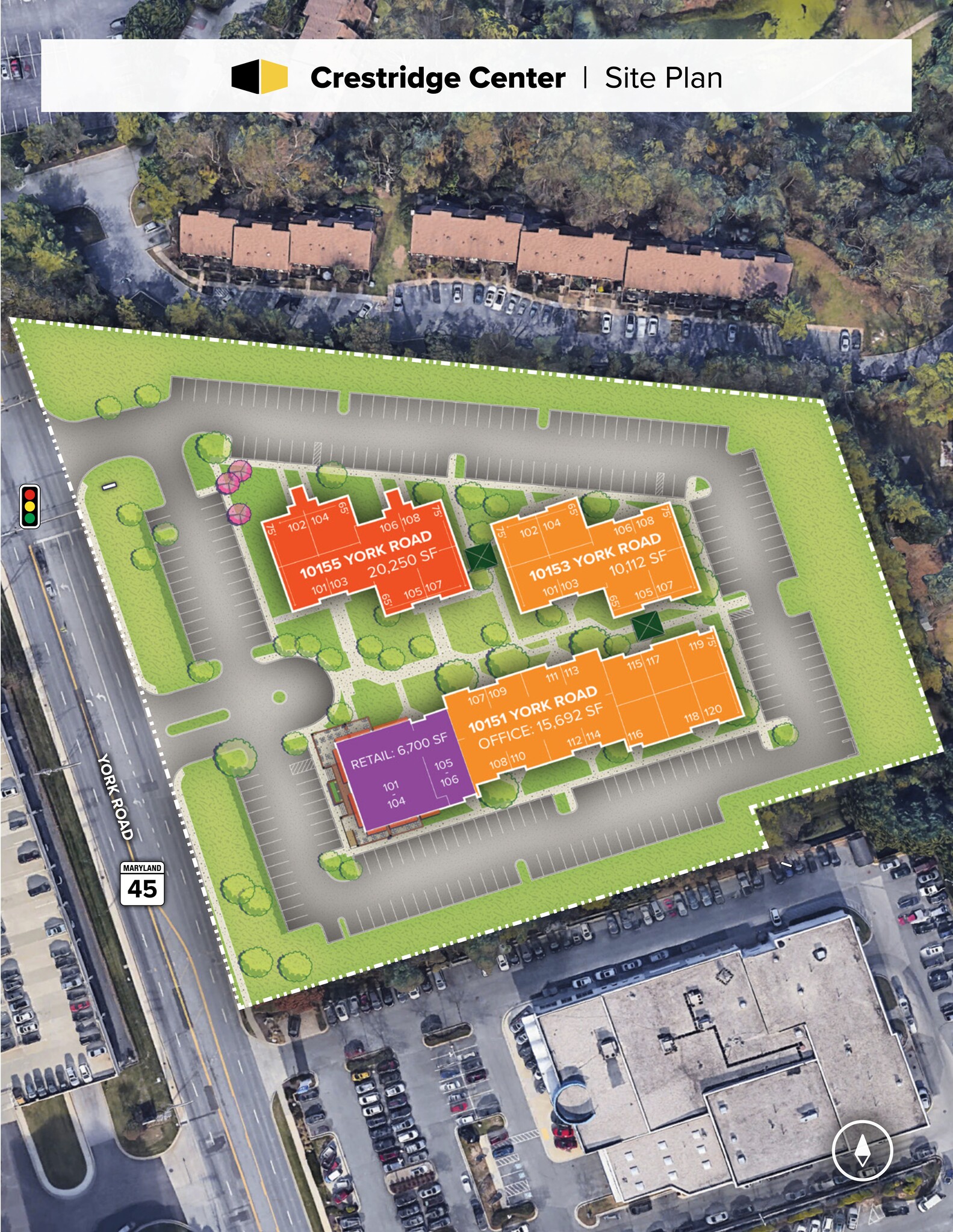 10151 York Rd, Cockeysville, MD for lease Site Plan- Image 1 of 2
