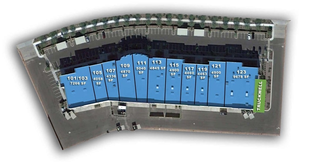 7665 E Velocity Way, Mesa, AZ for lease Site Plan- Image 1 of 1