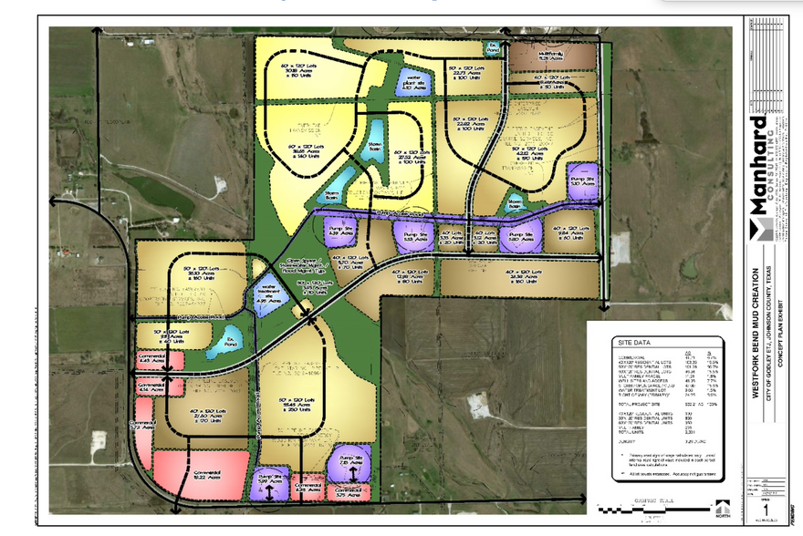 FM 2331 and Hwy4, Godley, TX à vendre - Plan de site - Image 1 de 25