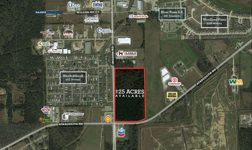 Atascocita & Wilson Rd, Humble, TX for sale - Aerial - Image 1 of 1