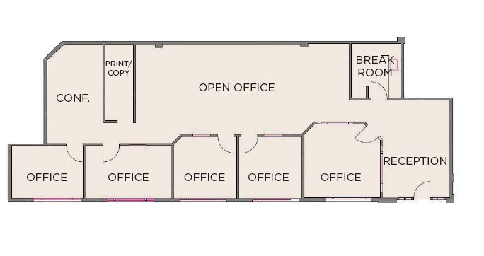 1775 Hancock St, San Diego, CA à louer Plan d  tage- Image 1 de 1