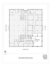 500 Sansome St, San Francisco, CA à louer Plan de site- Image 1 de 2