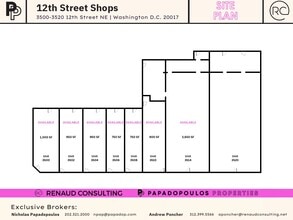 3500 12th St NE, Washington, DC à louer Plan d’étage- Image 1 de 1