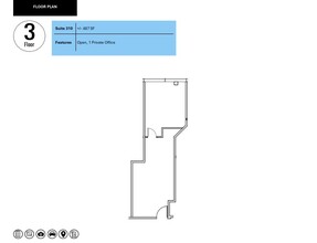 3465 Camino Del Rio S, San Diego, CA à louer Plan d’étage- Image 1 de 1