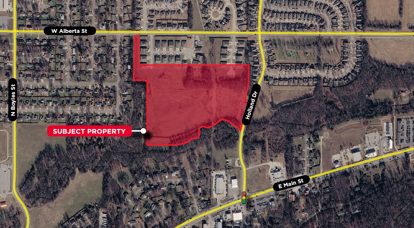 Holland Dr, Farmington, AR for sale Aerial- Image 1 of 4