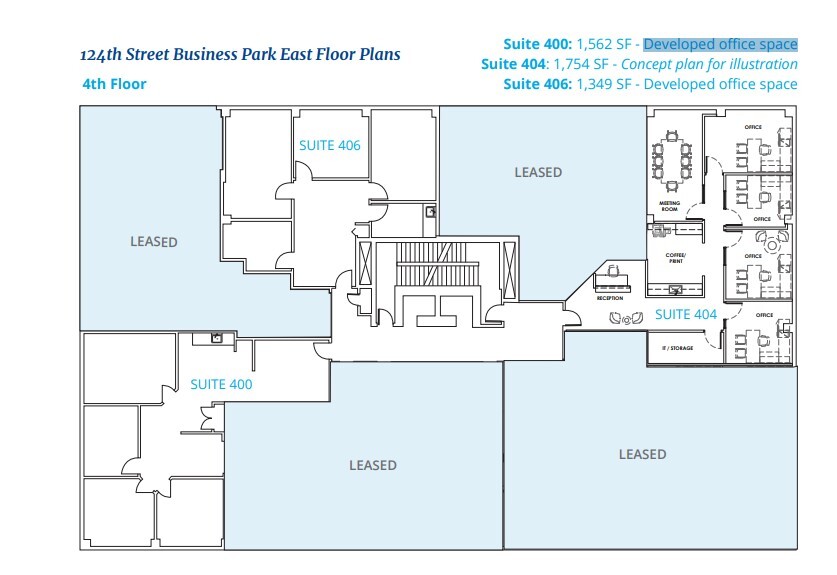 10412 124 St, Edmonton, AB for lease Floor Plan- Image 1 of 1