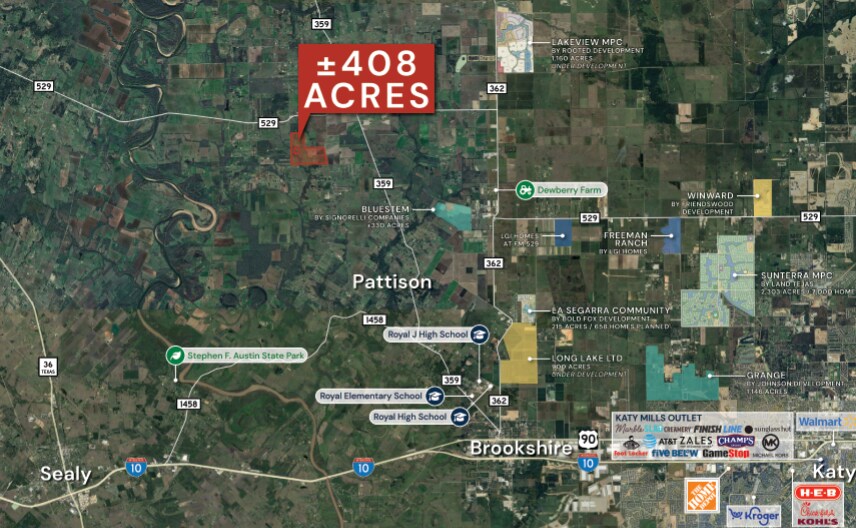 Crocker Ranch, Whites Chapel Rd rd, Brookshire, TX for sale - Primary Photo - Image 1 of 2