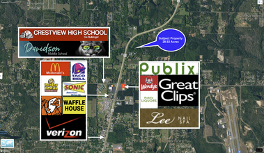 5908 Houston Ln, Crestview, FL - aerial  map view - Image1