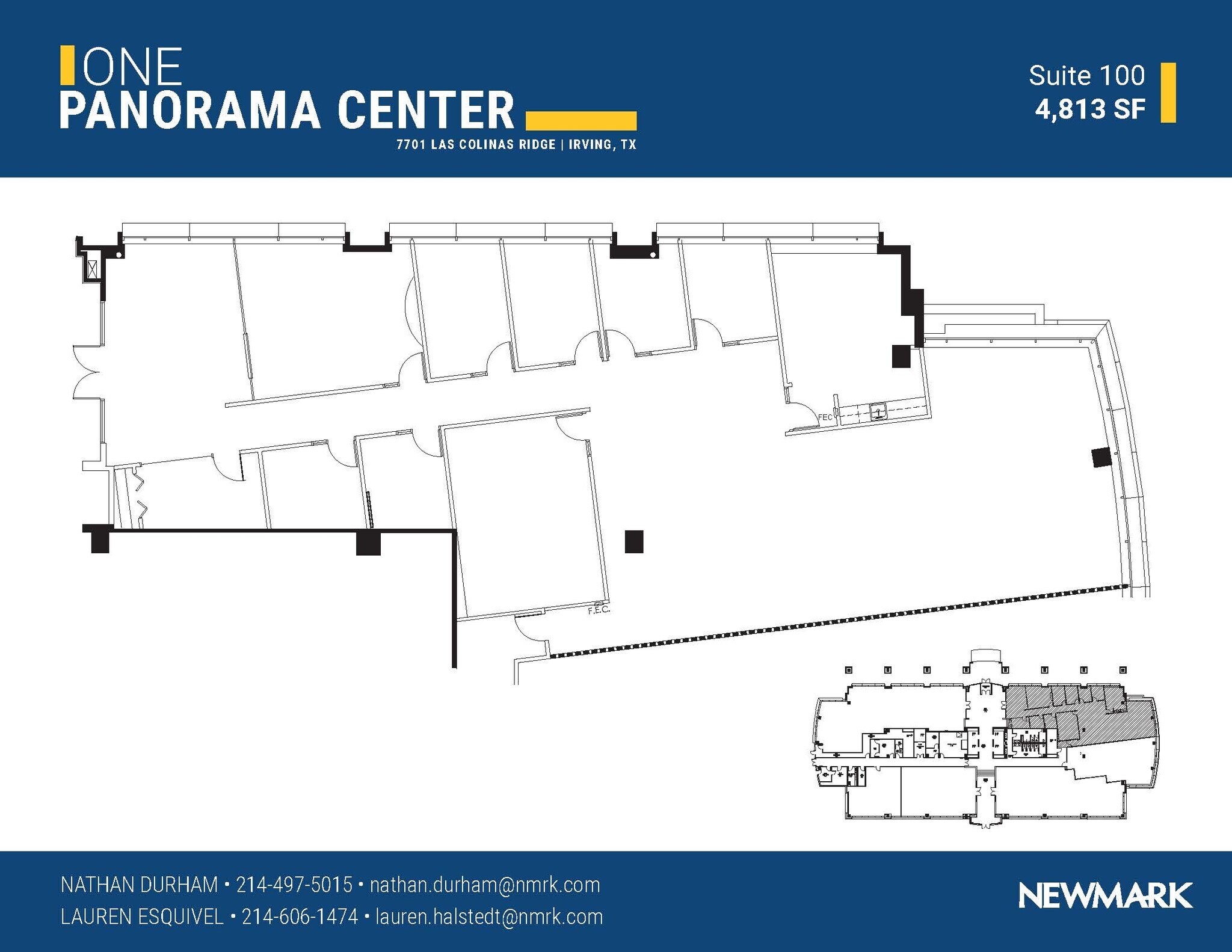 7701 Las Colinas Rdg, Irving, TX for lease Floor Plan- Image 1 of 1