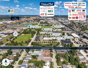 301 W 13 Mile Rd, Madison Heights, MI - AERIAL  map view - Image1