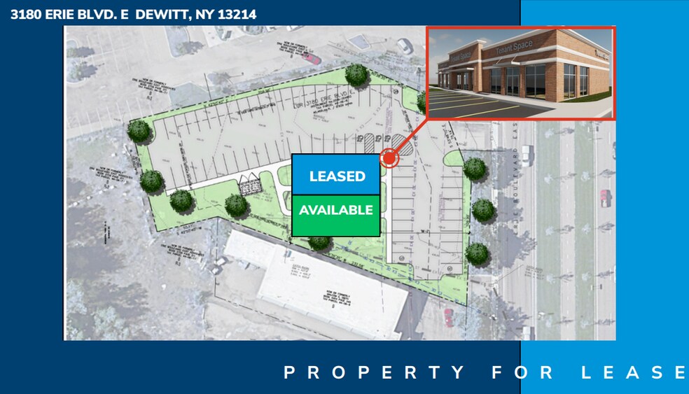 3180 Erie Blvd E, De Witt, NY à louer - Photo du bâtiment - Image 2 de 4
