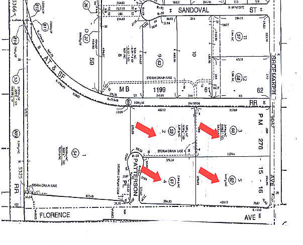 10715 Shoemaker Ave, Santa Fe Springs, CA à louer - Plan cadastral - Image 3 de 8