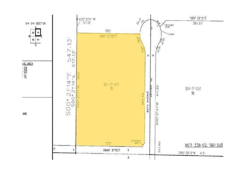 563 S 63rd Ave, Phoenix, AZ for sale - Plat Map - Image 1 of 1