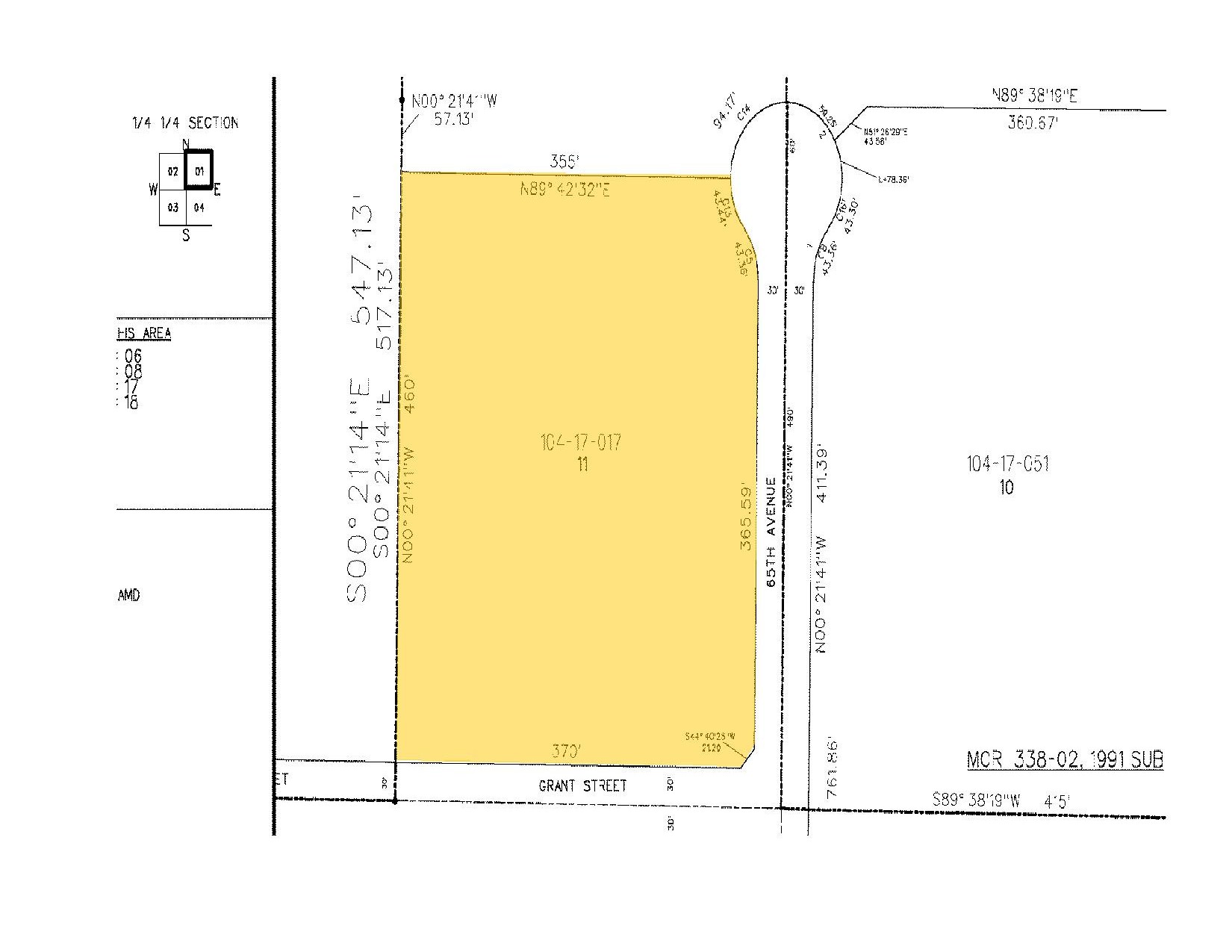 563 S 63rd Ave, Phoenix, AZ à vendre Plan cadastral- Image 1 de 1