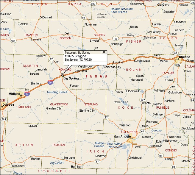 1209 S Gregg St, Big Spring, TX à vendre - Photo du bâtiment - Image 2 de 13