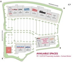 40400-40500 Winchester Rd, Temecula, CA à louer Plan de site- Image 1 de 1