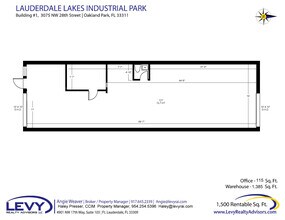 2696 NW 31st Ave, Lauderdale Lakes, FL for lease Floor Plan- Image 2 of 2