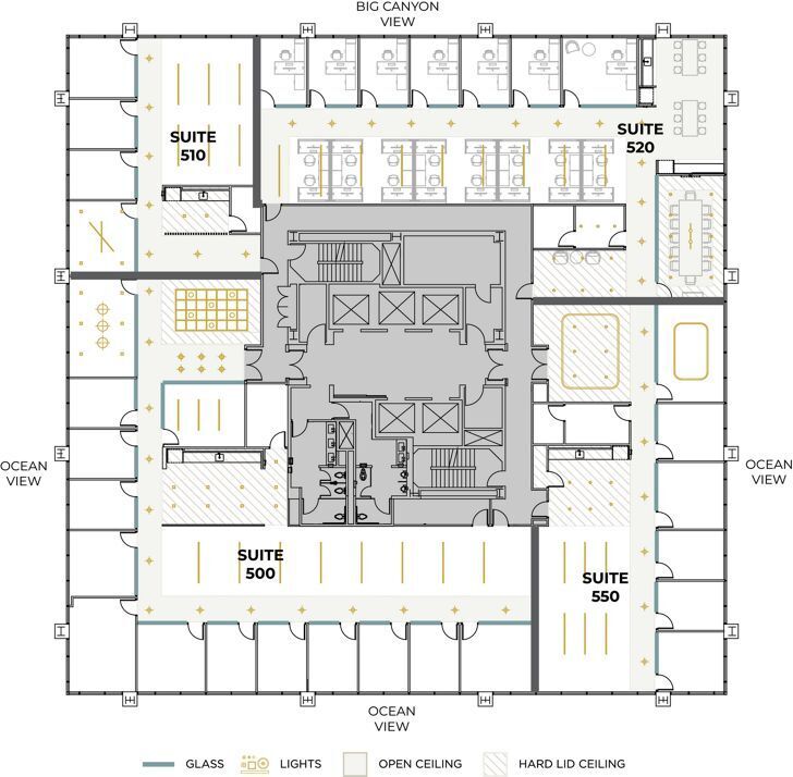 620 Newport Center Dr, Newport Beach, CA à louer Plan d’étage- Image 1 de 1