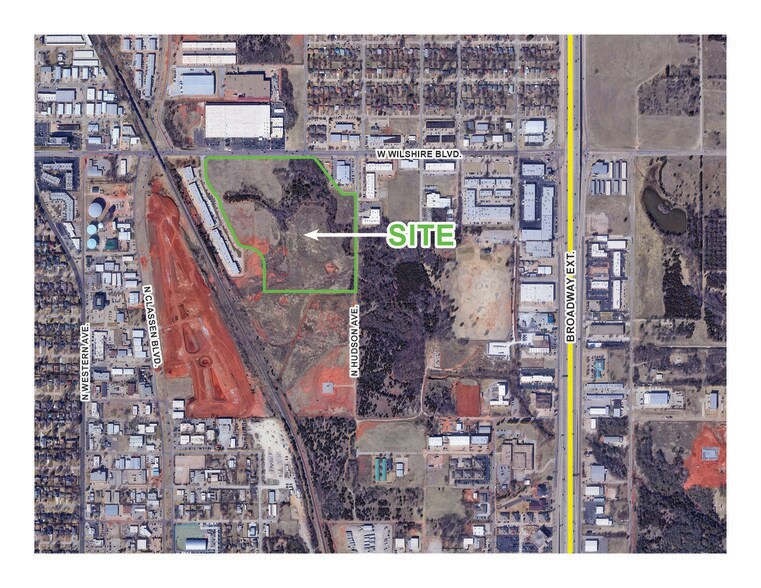 616 W Wilshire Blvd, Oklahoma City, OK à louer - Aérien - Image 3 de 5