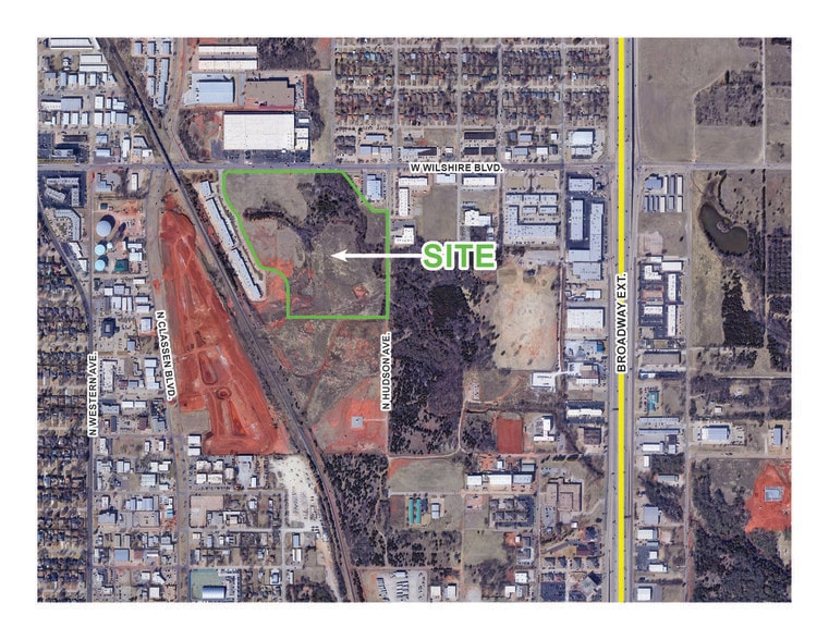 616 W Wilshire Blvd, Oklahoma City, OK à louer - Aérien - Image 3 de 5