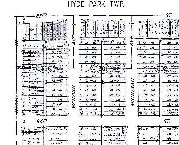 15-33 E 83rd St, Chicago, IL for lease - Plat Map - Image 2 of 10