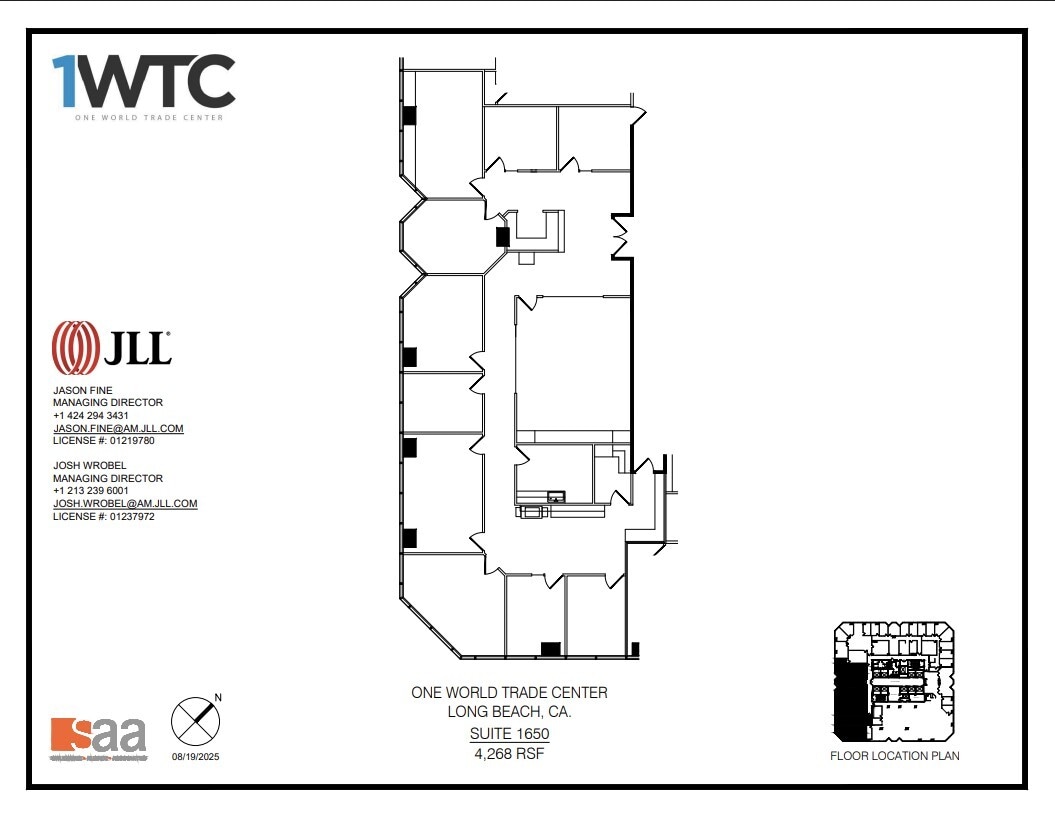 1 World Trade Ctr, Long Beach, CA à louer Plan d’étage- Image 1 de 1