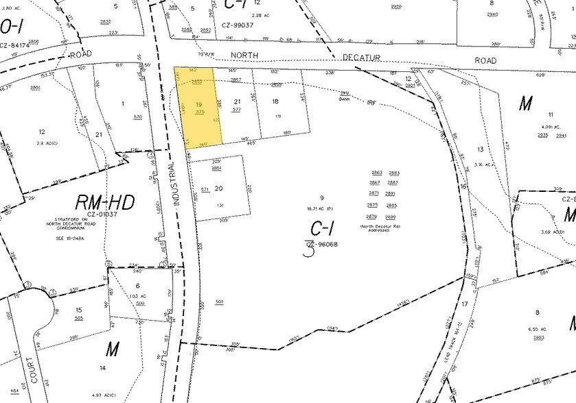 575 Dekalb Industrial Way, Decatur, GA à louer - Plan cadastral - Image 3 de 13