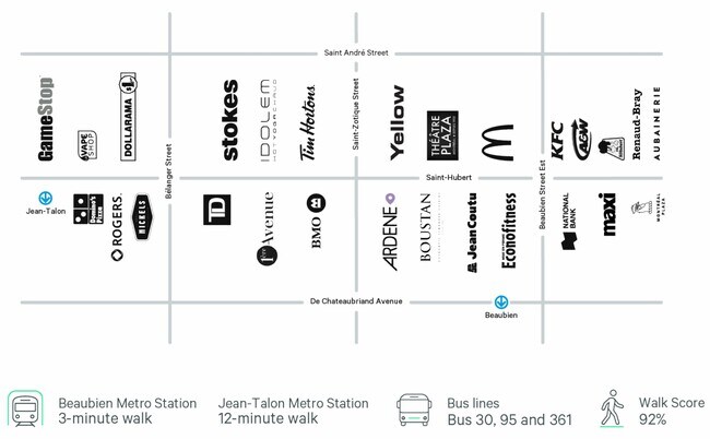 Plus de détails pour 6554-6556 Saint-Hubert Rue, Montréal, QC - Commerce de détail à vendre