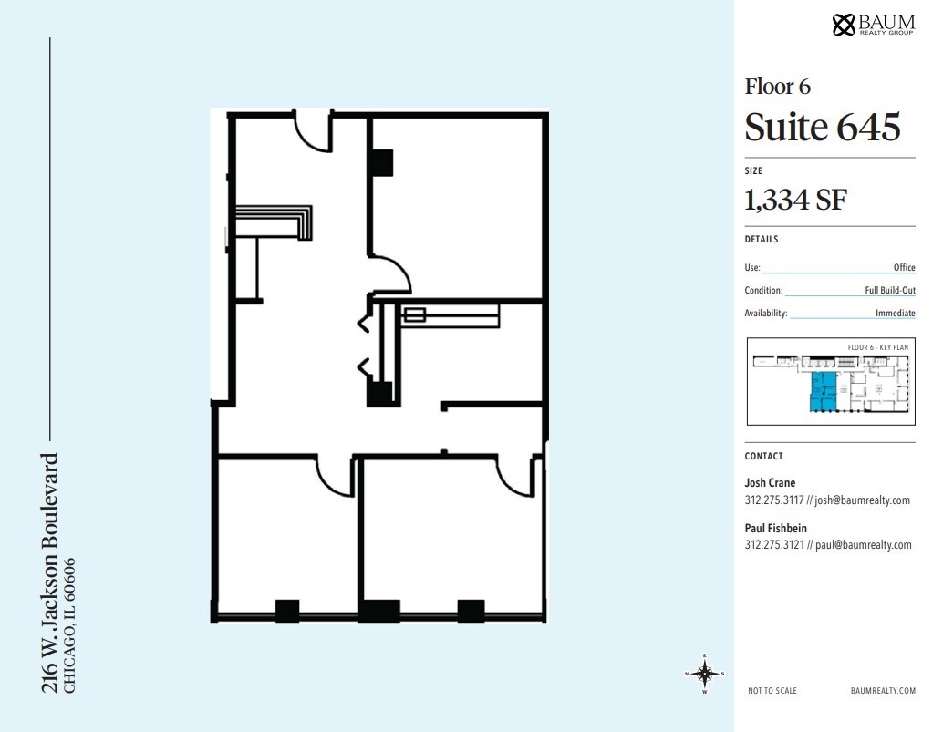 216 W Jackson Blvd, Chicago, IL for lease Floor Plan- Image 1 of 1