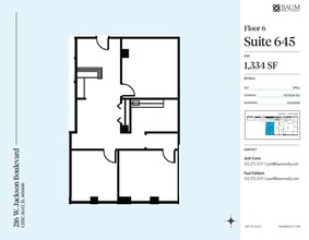 216 W Jackson Blvd, Chicago, IL for lease Floor Plan- Image 1 of 1