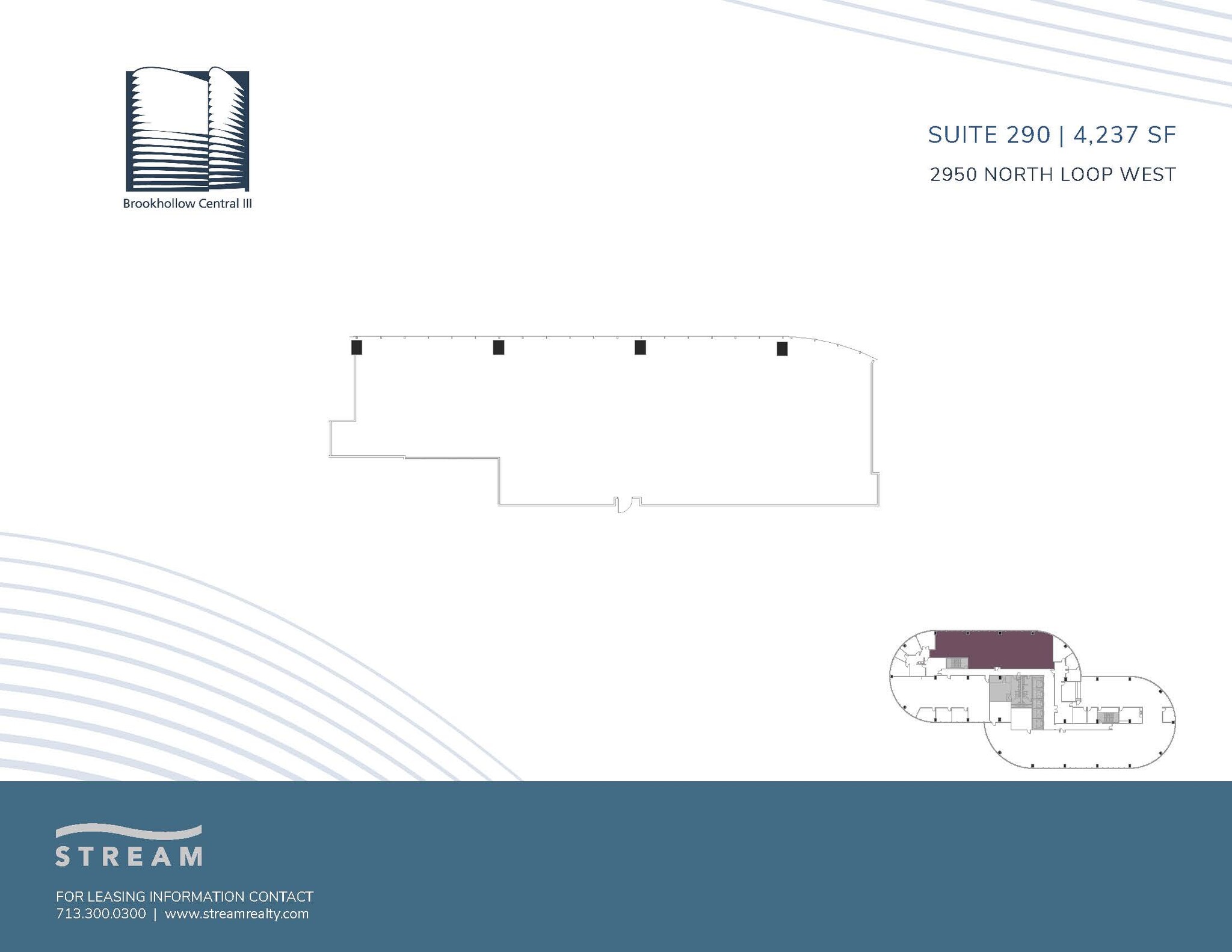 2950 N Loop Fwy W, Houston, TX à louer Plan d’étage- Image 1 de 1