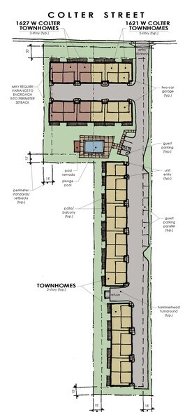 1627 W Colter St, Phoenix, AZ à vendre - Plan d’étage - Image 2 de 2