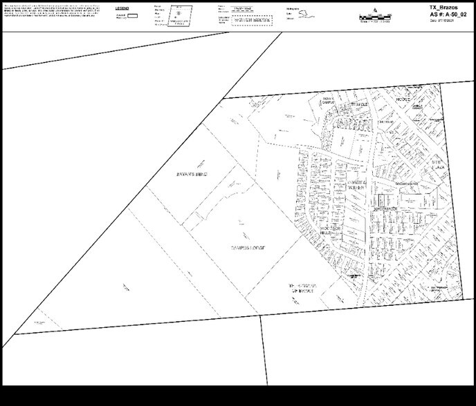 1289 University Dr E, College Station, TX à vendre - Plan cadastral - Image 2 de 9