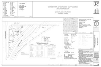 2544-2550 S Alameda St, Vernon, CA à louer Plan de site- Image 1 de 5