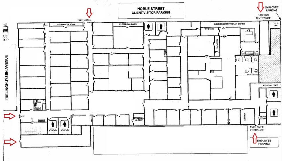 32 Noble St, Newark, NJ à louer - Plan d’étage - Image 3 de 20