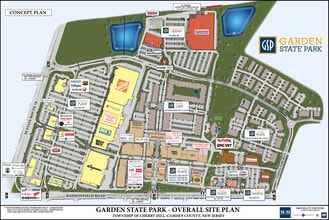 901-957 Haddonfield Rd, Cherry Hill, NJ à louer Plan de site- Image 1 de 2