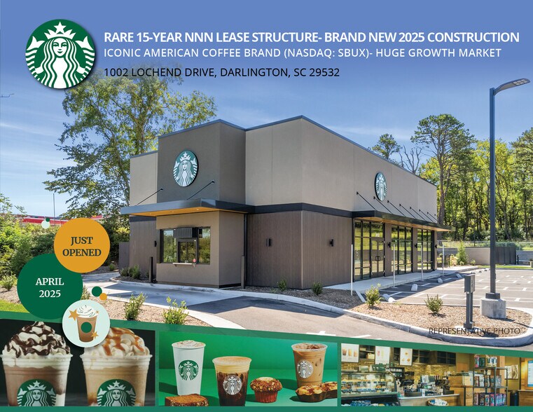 Starbucks, Darlington, SC for sale - Building Photo - Image 1 of 3